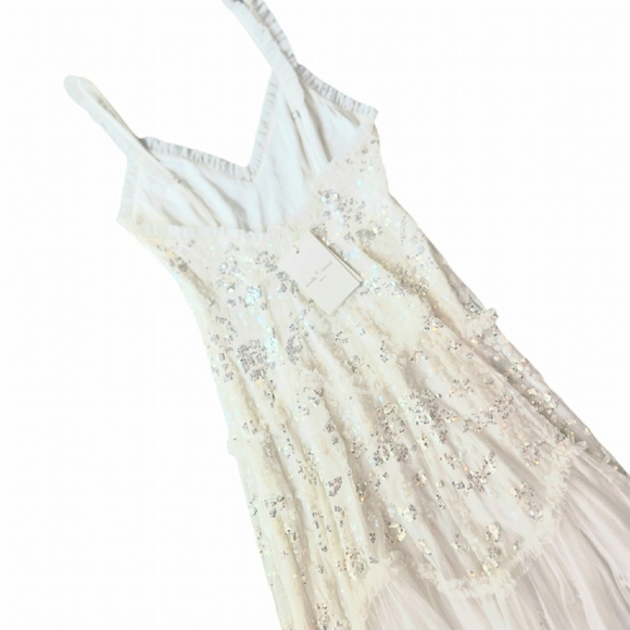 Needle & Thread Tiered Gloss Cami Gown - Picture 8 of 17